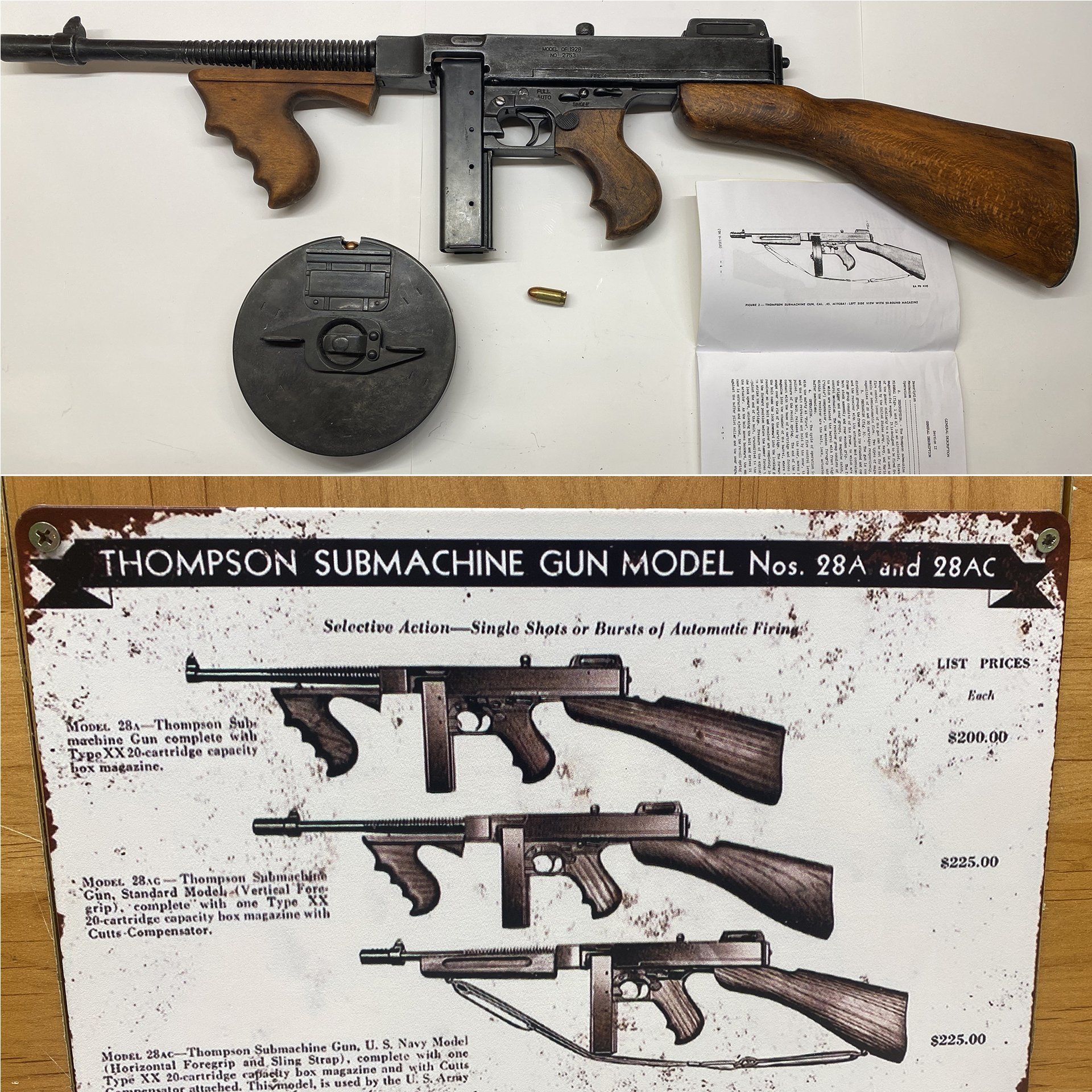 The Chicago Typewriter - Denix-Replika der "Tommy Gun" – Bild 2