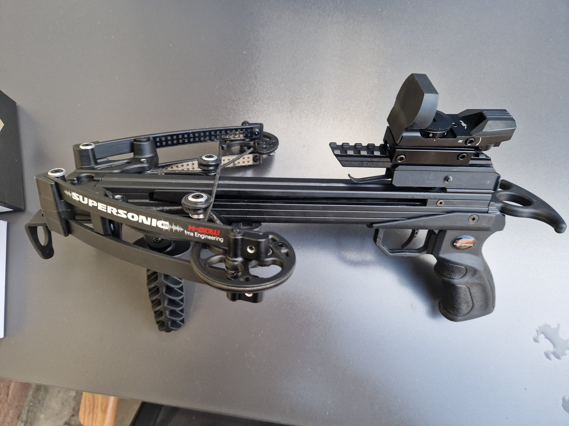 Pistolenarmbrust X-BOW FMA SUPERSONIC 120Lbs /330fps Armbrust mit Zubehör – Bild 5