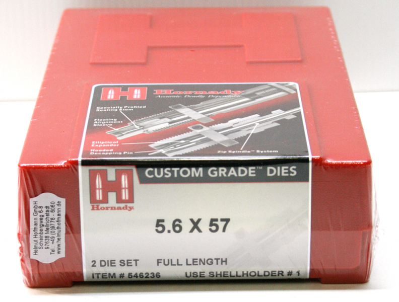 1 x HORNADY Full Length Set 2-Die Matrizensatz Speciality 5.6x57 .224 5,6x57 #546236 Series IV (4) – Bild 1