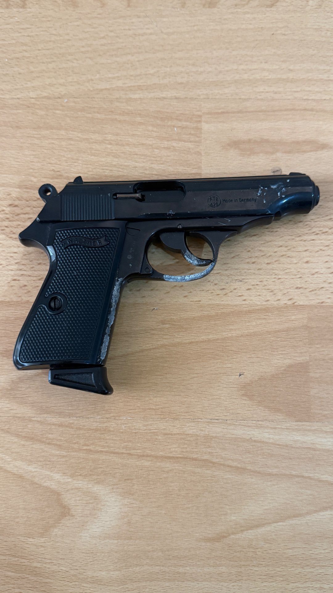 Walther PP Schreckschusspistole 9mm PTB 620 schwarz – Bild 2
