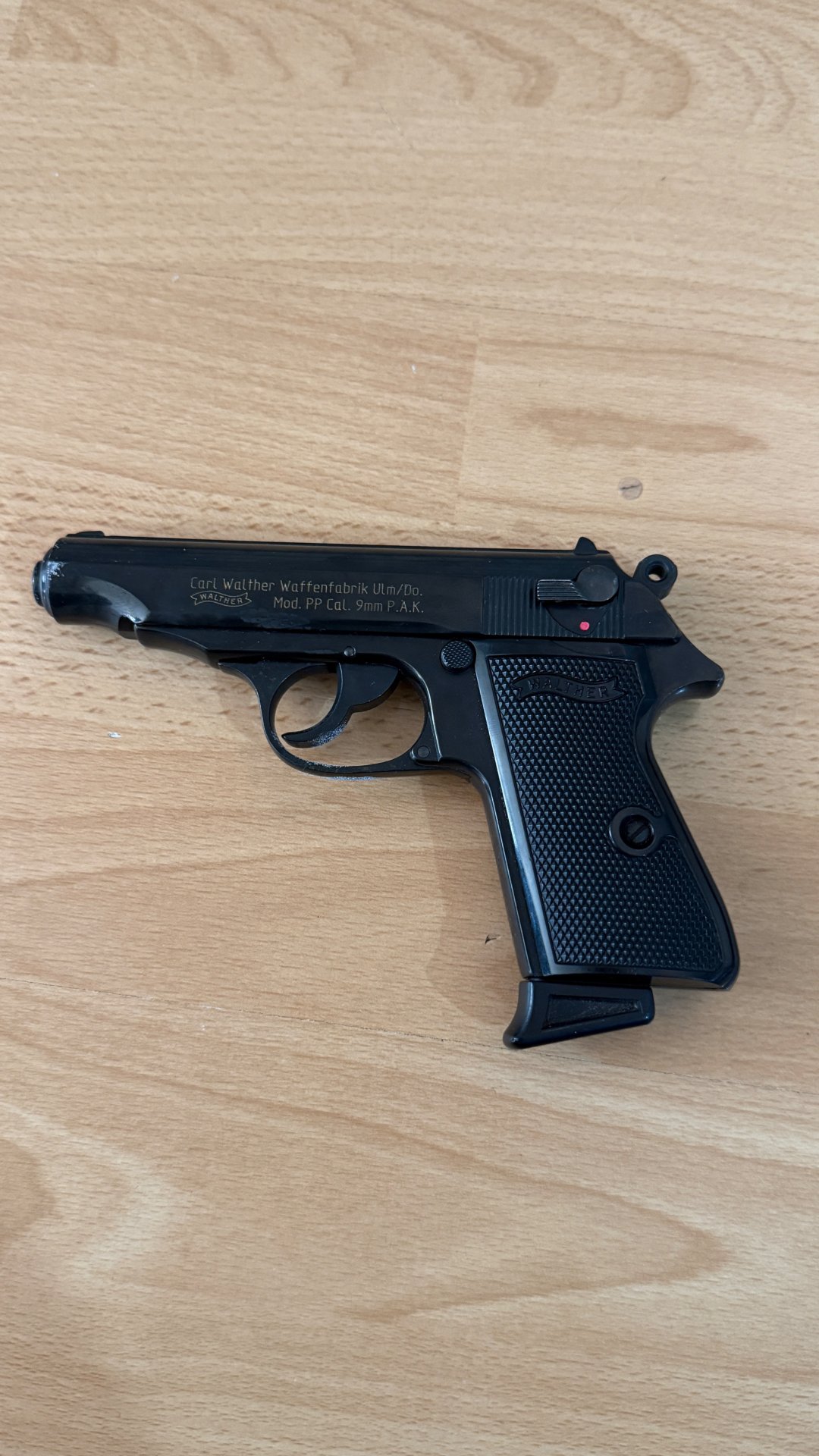Walther PP Schreckschusspistole 9mm PTB 620 schwarz – Bild 3