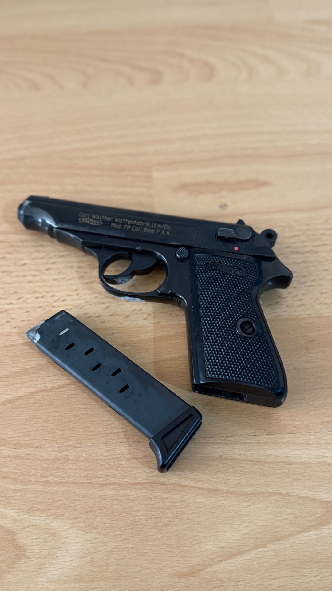 Walther PP Schreckschusspistole 9mm PTB 620 schwarz – Bild 1
