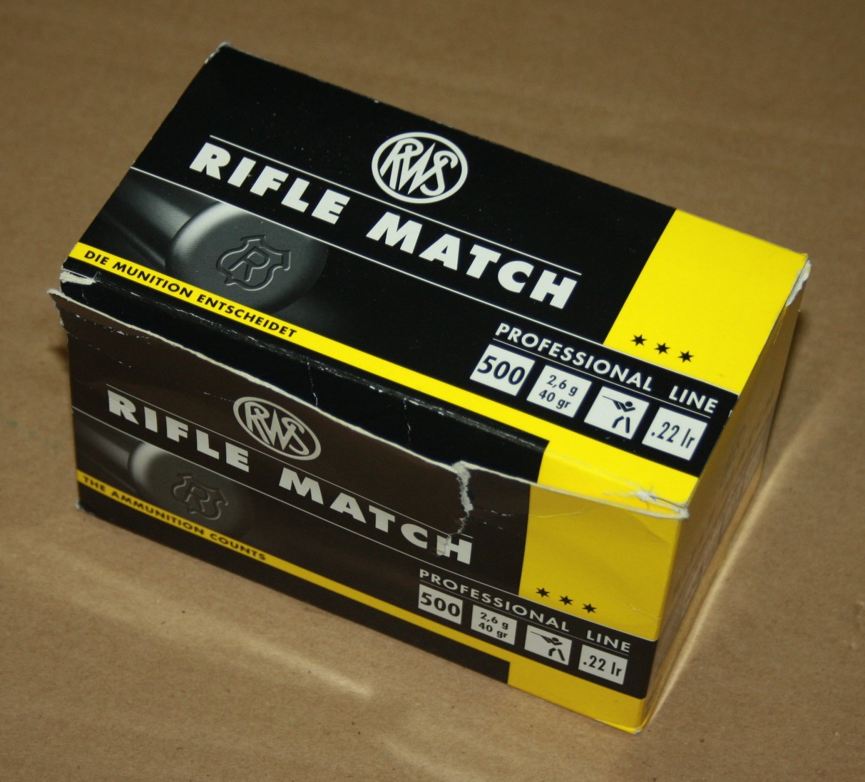 500 St. KK-Patronen .22lfb / .22lr "RWS rifle match" – Bild 1