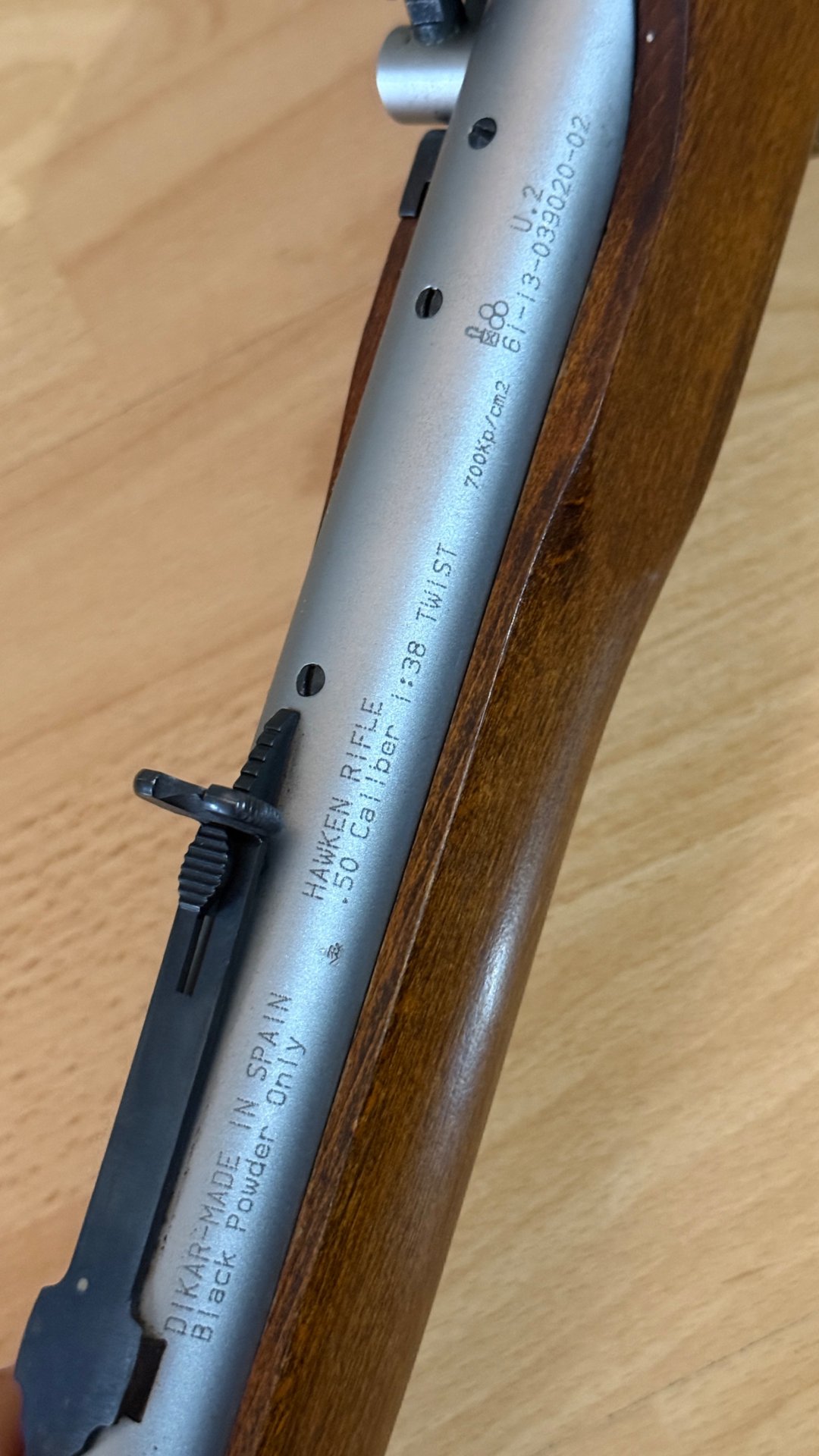 Hawken Rifle 50 caliber 1:38 twist Vorderlader Gewehr – Bild 3