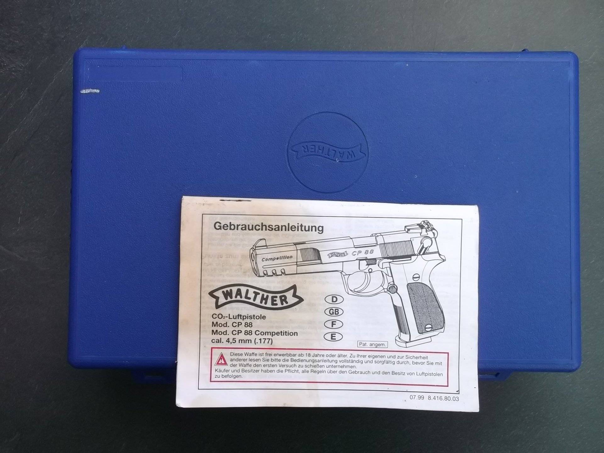 CO2-Luftpistole Walther CP88 Competition – Bild 5