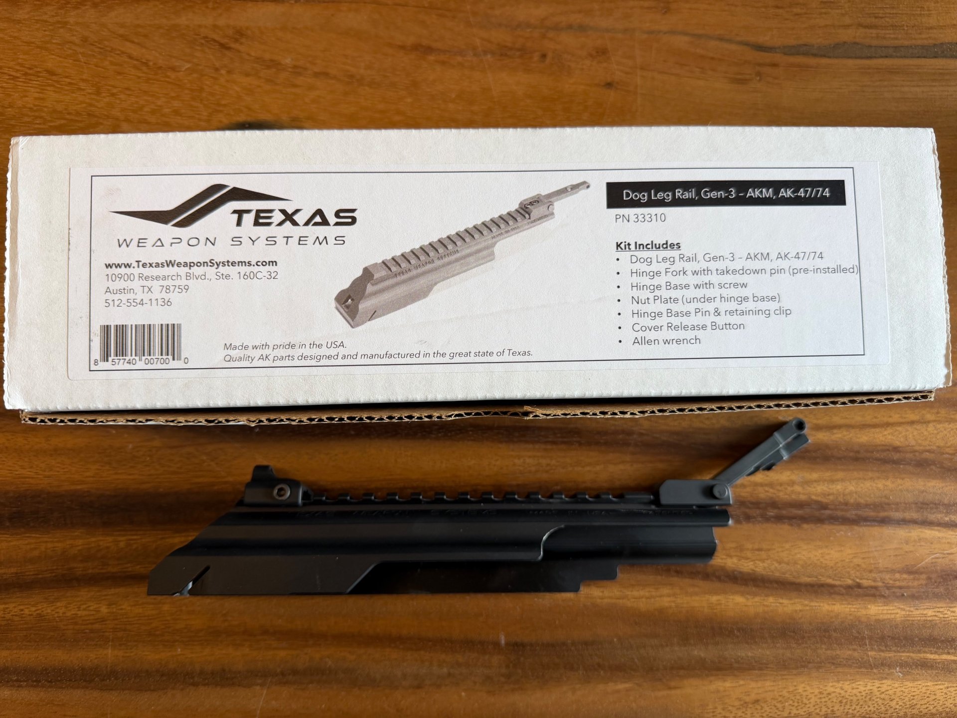 AK 47/74 Durst Cover Texas Weapon Systems – nuotrauka 1