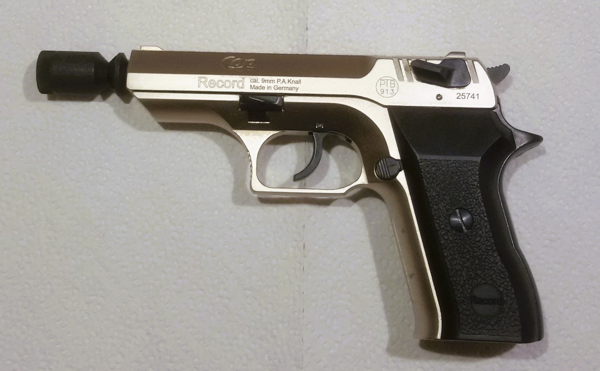 Pistole Record Mod. COP Kal. 9mm P.A.K. Art.Nr.: 26-271 – Bild 1