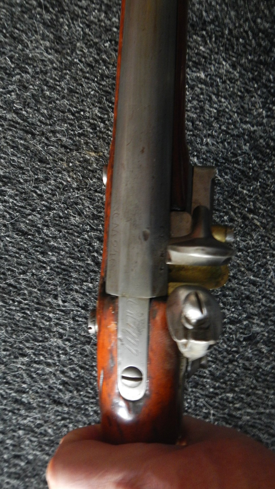 Steinschloß Gewehr Muskete Frankreich Infanterie 1777 Hersteller Mutzig Napoleonisch Toller Zustand – Bild 4