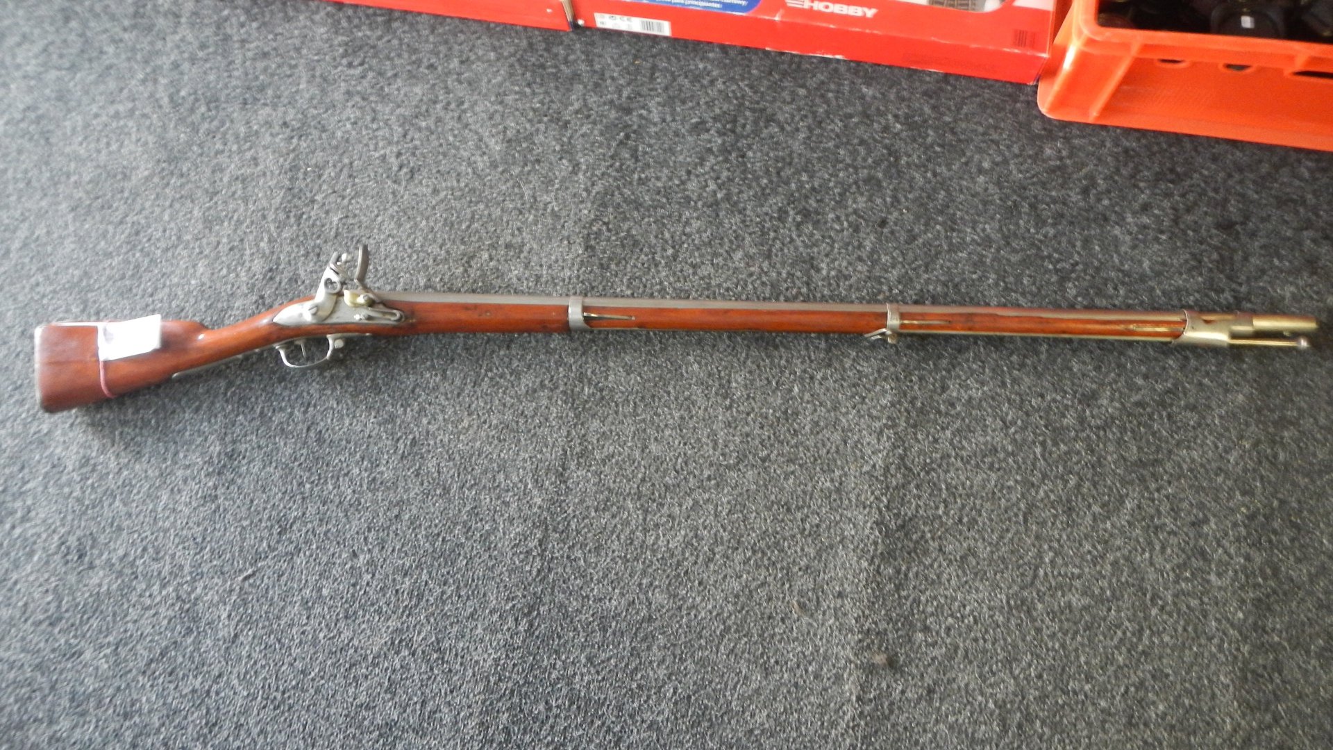 Steinschloß Gewehr Muskete Frankreich Infanterie 1777 Hersteller Mutzig Napoleonisch Toller Zustand – Bild 1