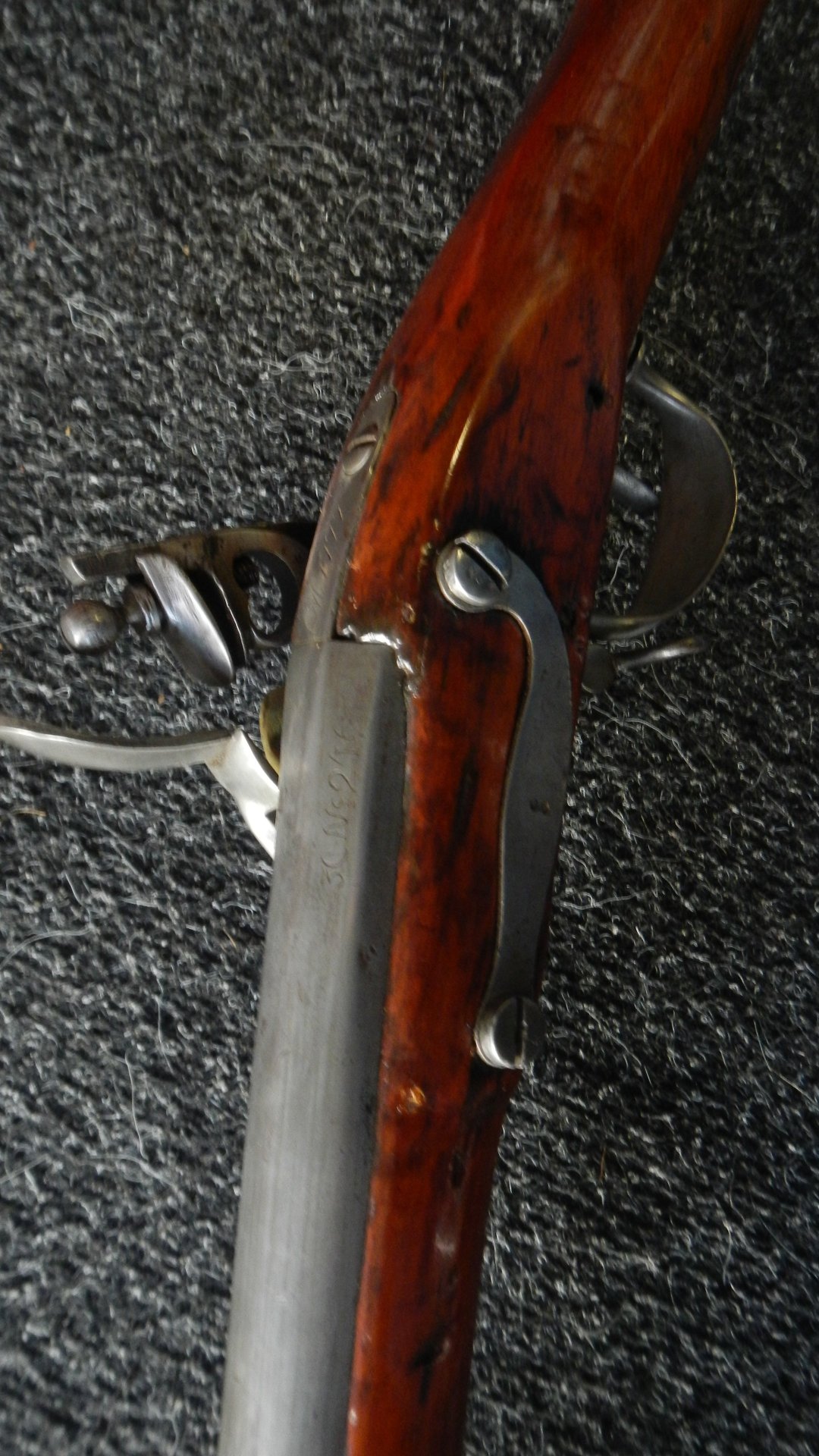 Steinschloß Gewehr Muskete Frankreich Infanterie 1777 Hersteller Mutzig Napoleonisch Toller Zustand – Bild 5