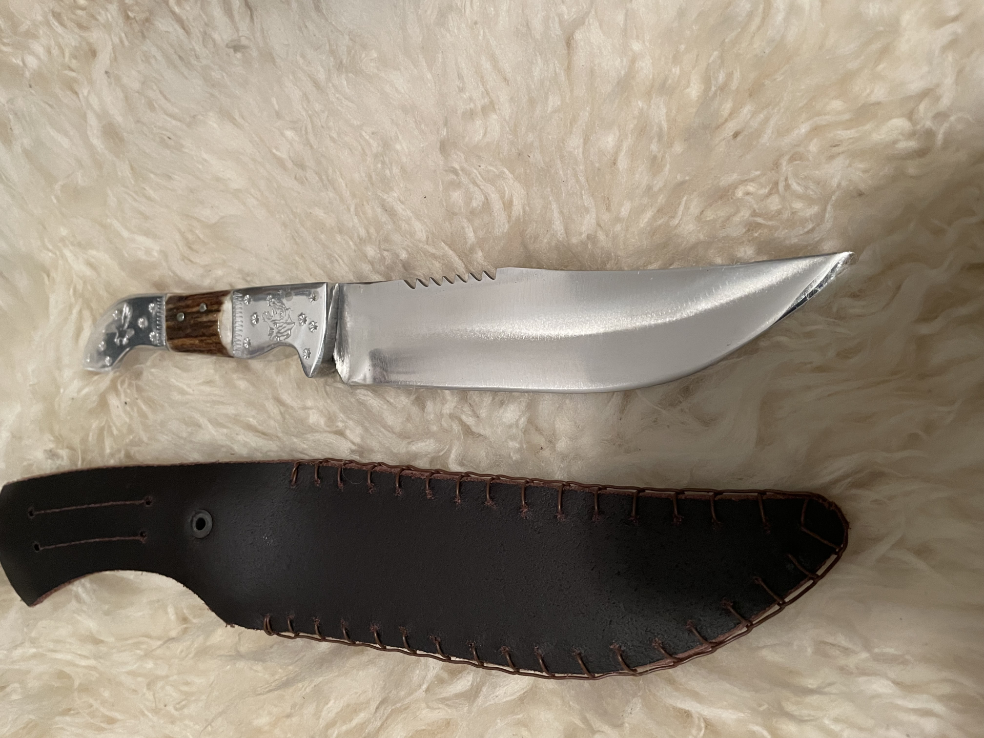 Jagdmesser Handgeschmiedet – immagine 2