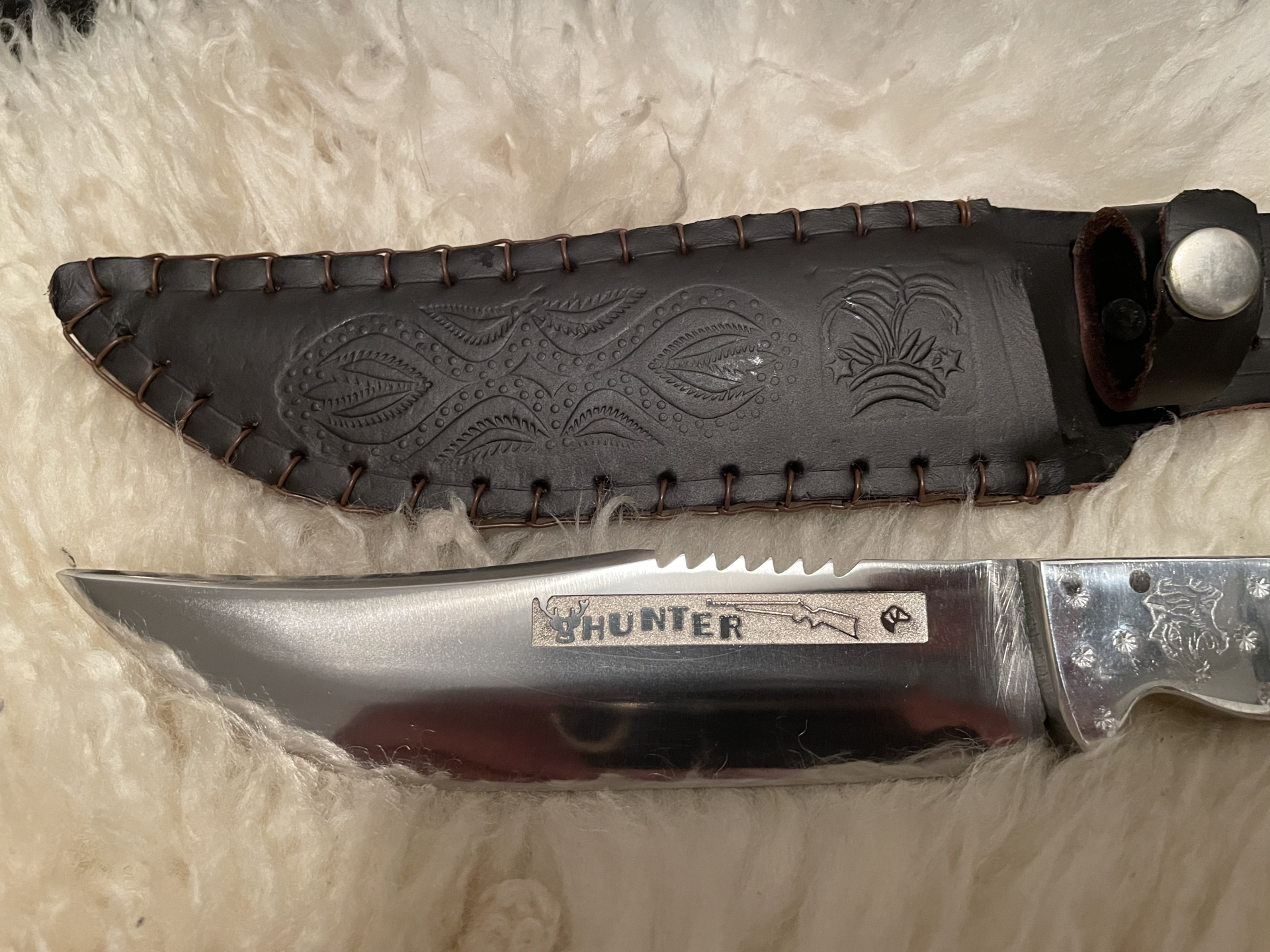 Jagdmesser Handgeschmiedet – immagine 1