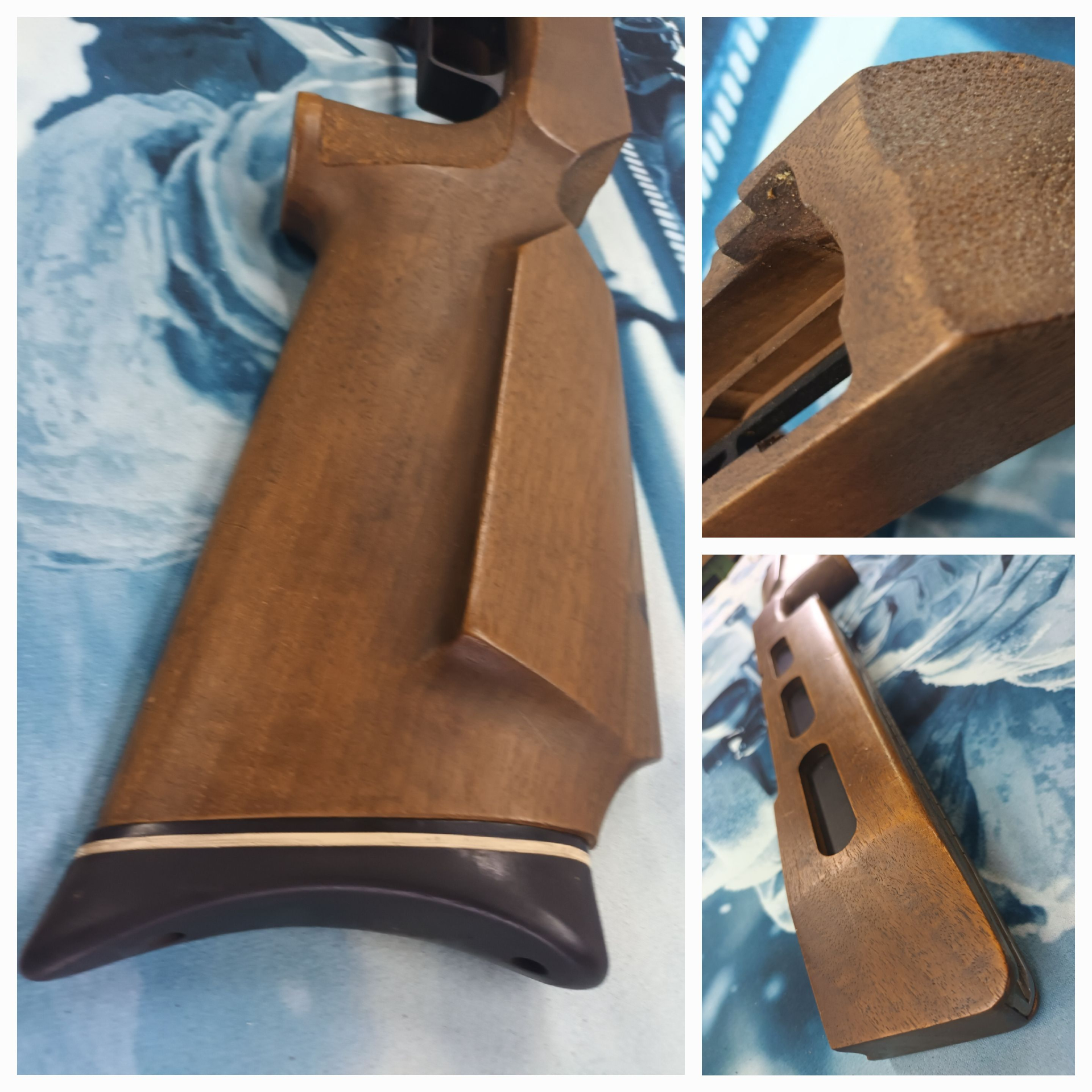 DIANA 75 MATCH Luftgewehr __ SCHAFT __ LG75 Konvolut __ Schrauben + Abzugsbügel + Schaftkappe = TOP – Bild 5