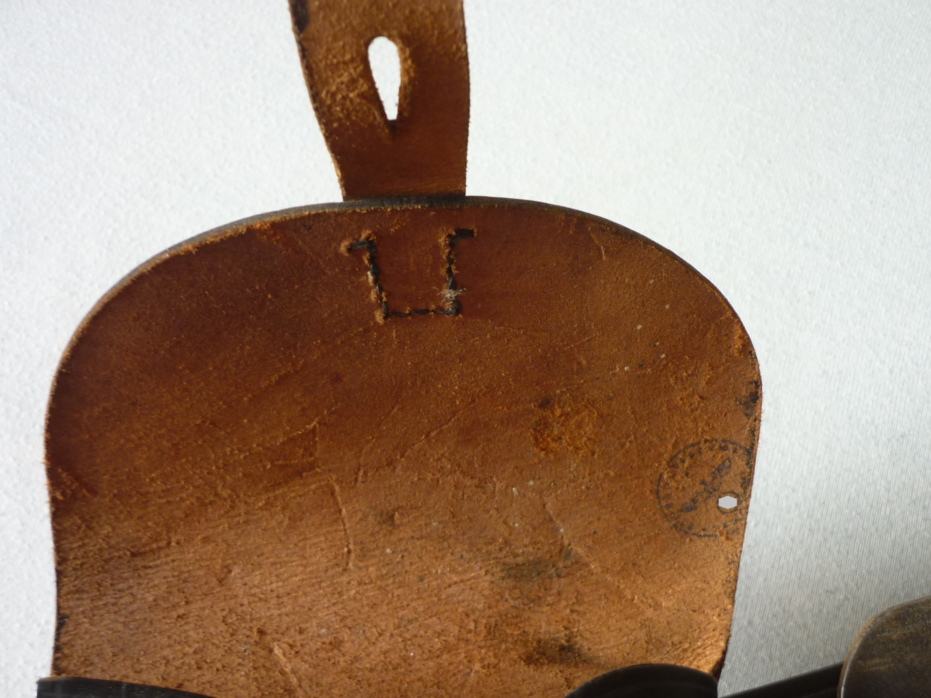 Pistolentasche Reichsbahn Reichspost Pistolenholster Koppelriemen Zweidornkoppel Croupon – Bild 5