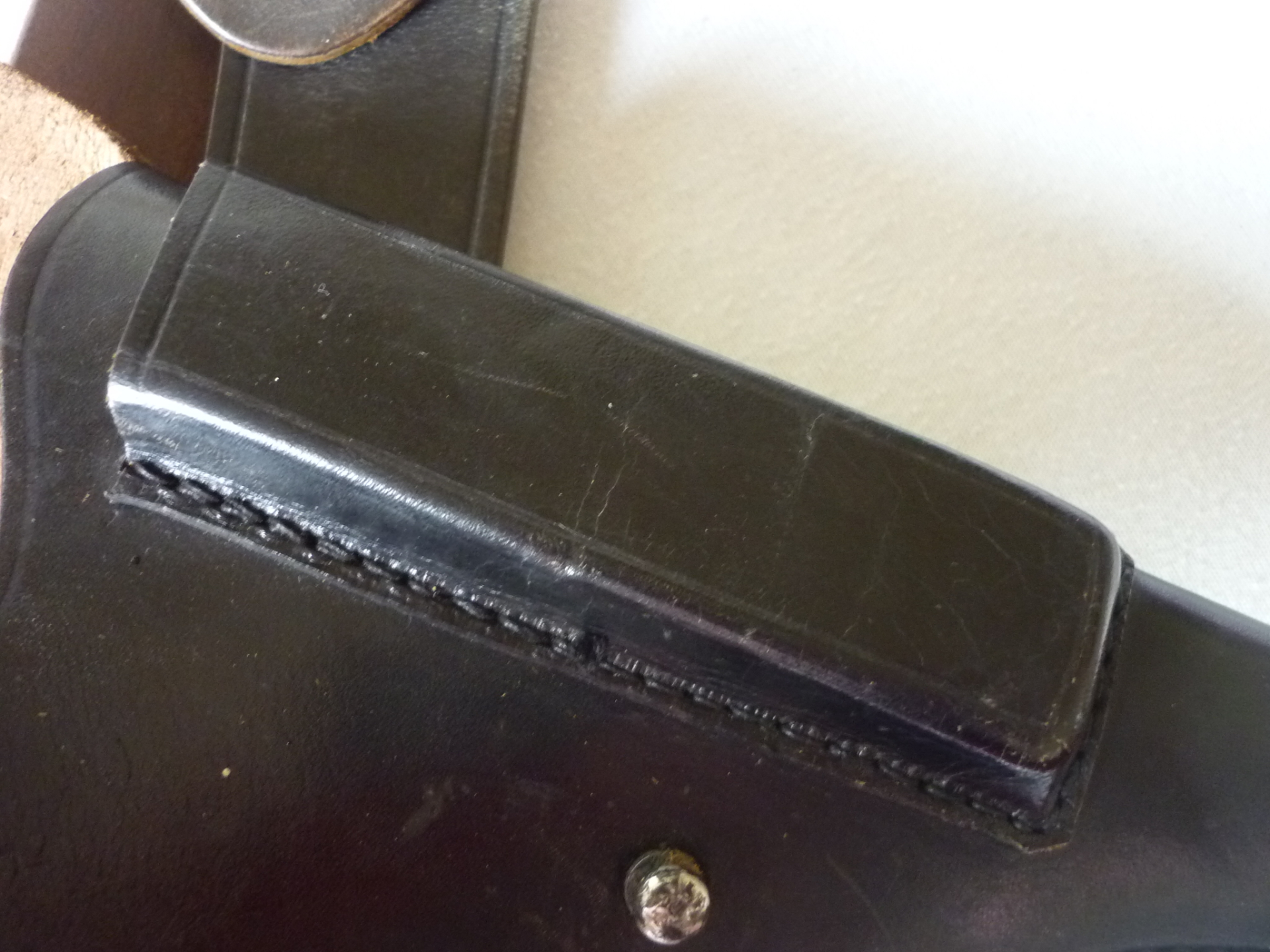 Pistolentasche Reichsbahn Reichspost Pistolenholster Koppelriemen Zweidornkoppel Croupon – Bild 6