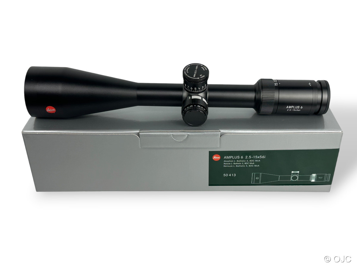 Leica Amplus 6 - 2,5-15x56i - Absehen L-Ballistic 2, BDC MoA (Leuchtpunkt / Parallaxenausgleich) – Bild 1