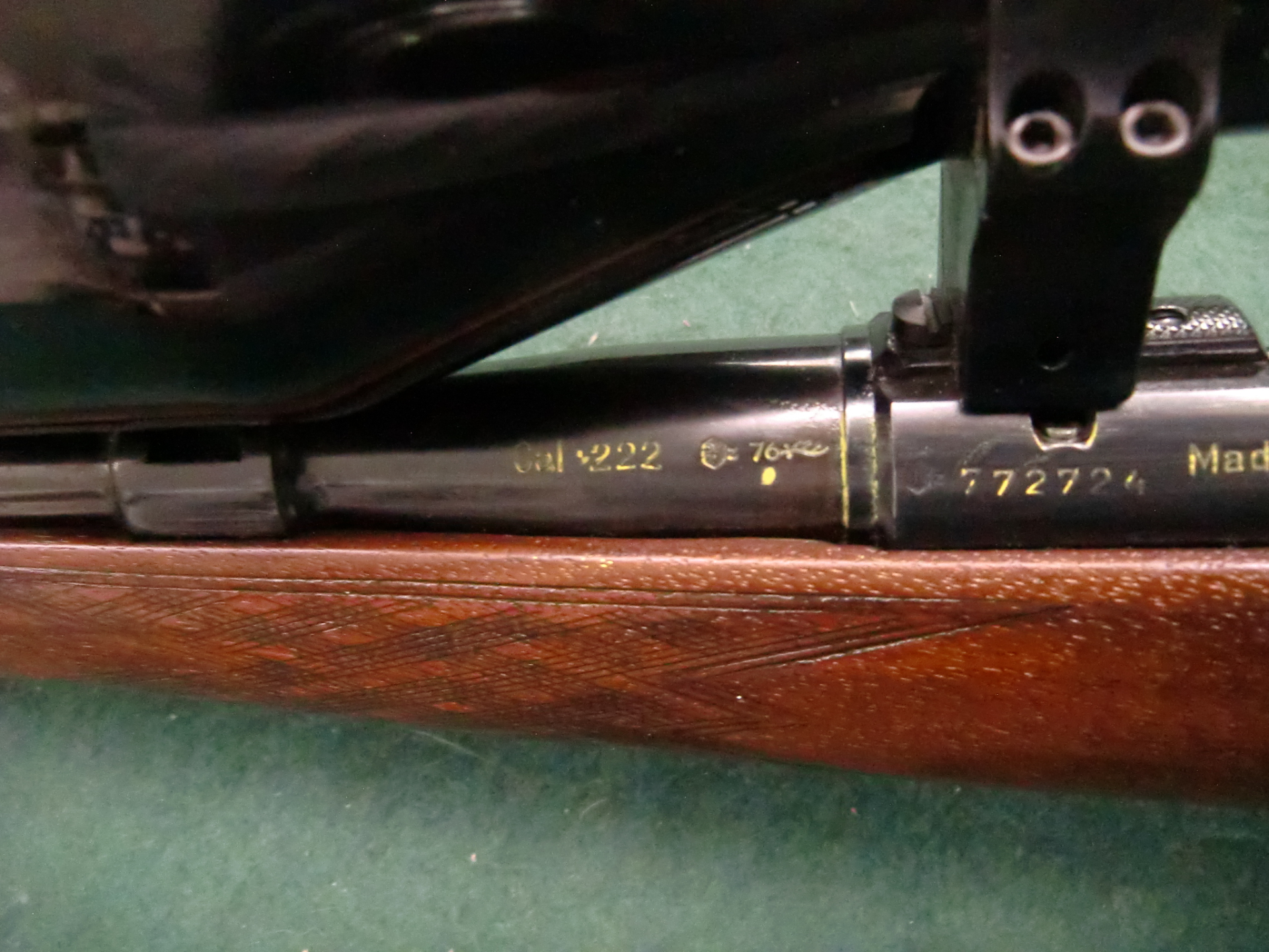 klassischer leichter Jagdrepetierer Anschütz "1530-1534" Kal. .222Rem. – Bild 3