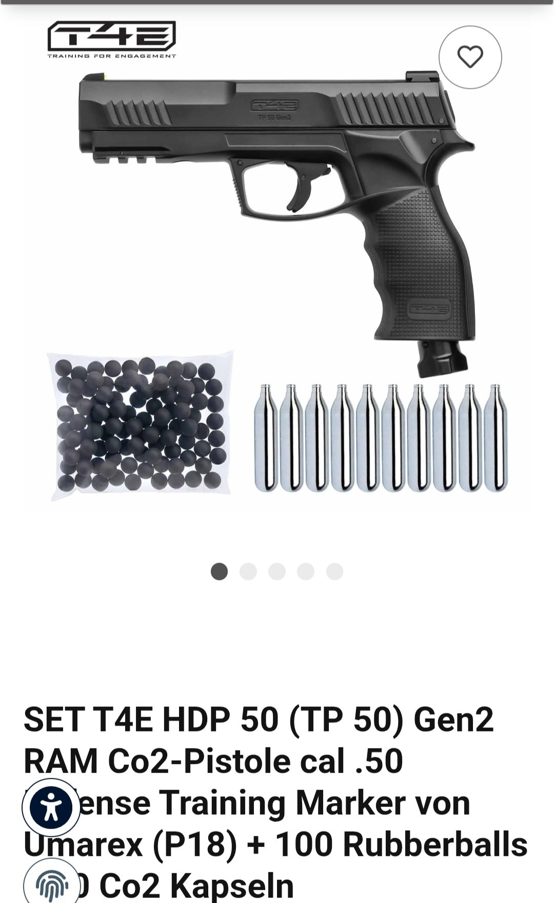 T4E HDP 50 RAM Co2 Pistole – image 1