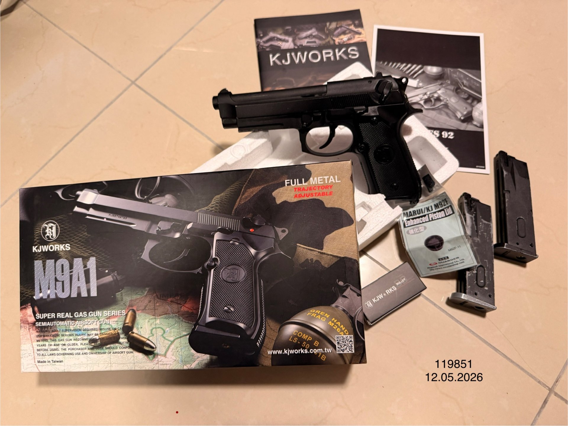 KJWorks M9A1 GBB – imaginea 1