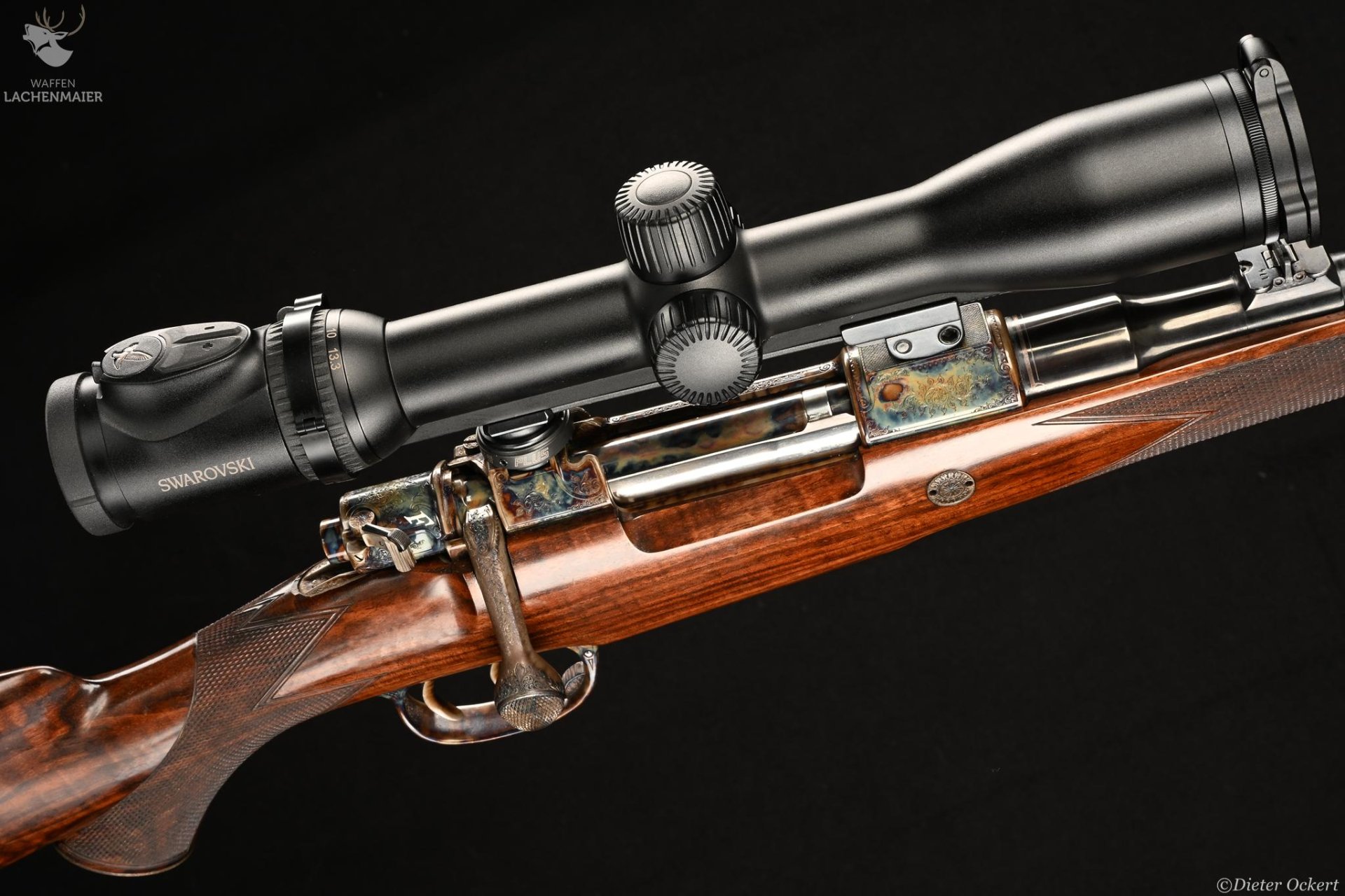 Original Mauser / Oberndorf 98er Custom Funk Gravur Kaliber 7x57 – Bild 2