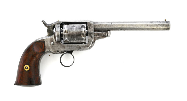 Perkussionsrevolver Adress E. Whitney Beals Walking Beam Pocket, Kaliber .31, Sammlerwaffe, Original – Bild 2