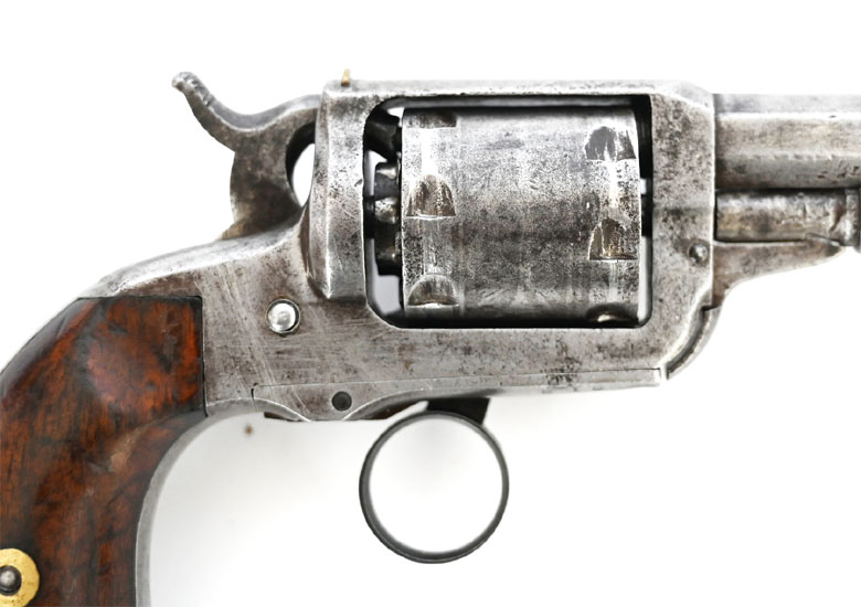 Perkussionsrevolver Adress E. Whitney Beals Walking Beam Pocket, Kaliber .31, Sammlerwaffe, Original – Bild 5