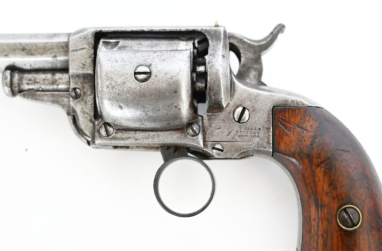 Perkussionsrevolver Adress E. Whitney Beals Walking Beam Pocket, Kaliber .31, Sammlerwaffe, Original – Bild 6