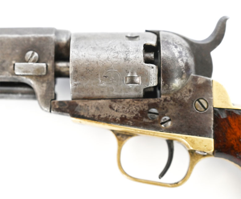 Perkussionsrevolver Colt Modell 1849, Kaliber .31, Sammlerwaffe im Originalzustand, 1854 – Bild 5
