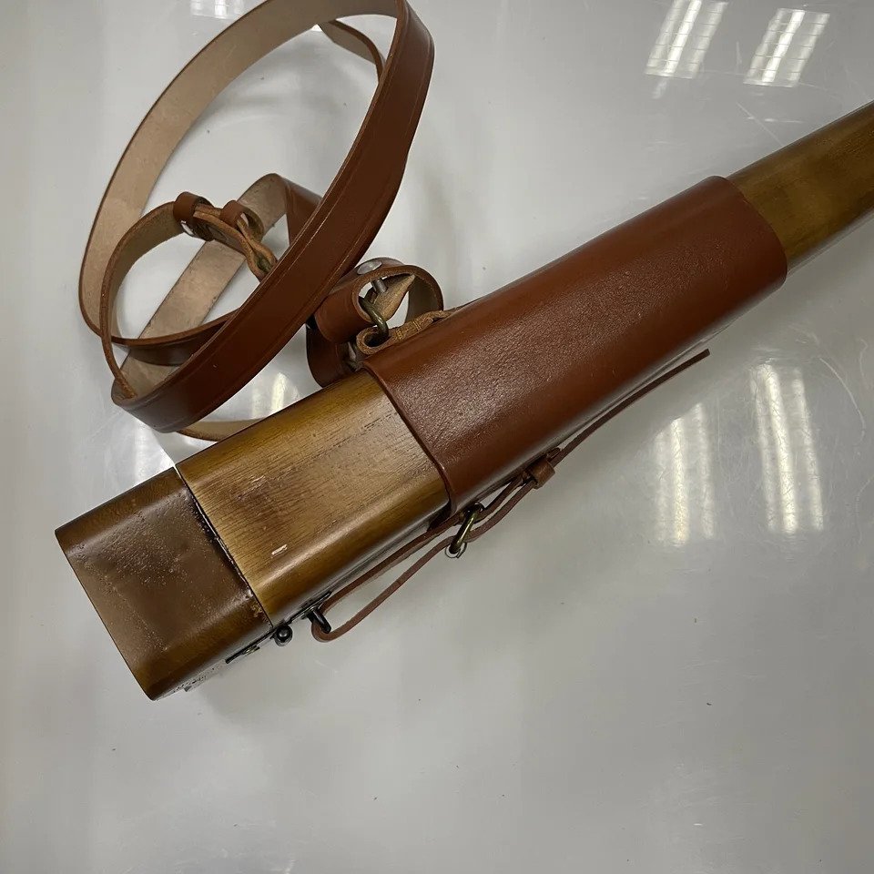Mauser C96 Broomhandle M712 Schnellfeuer Anschlagkasten mit Belederung Repro – Bild 3