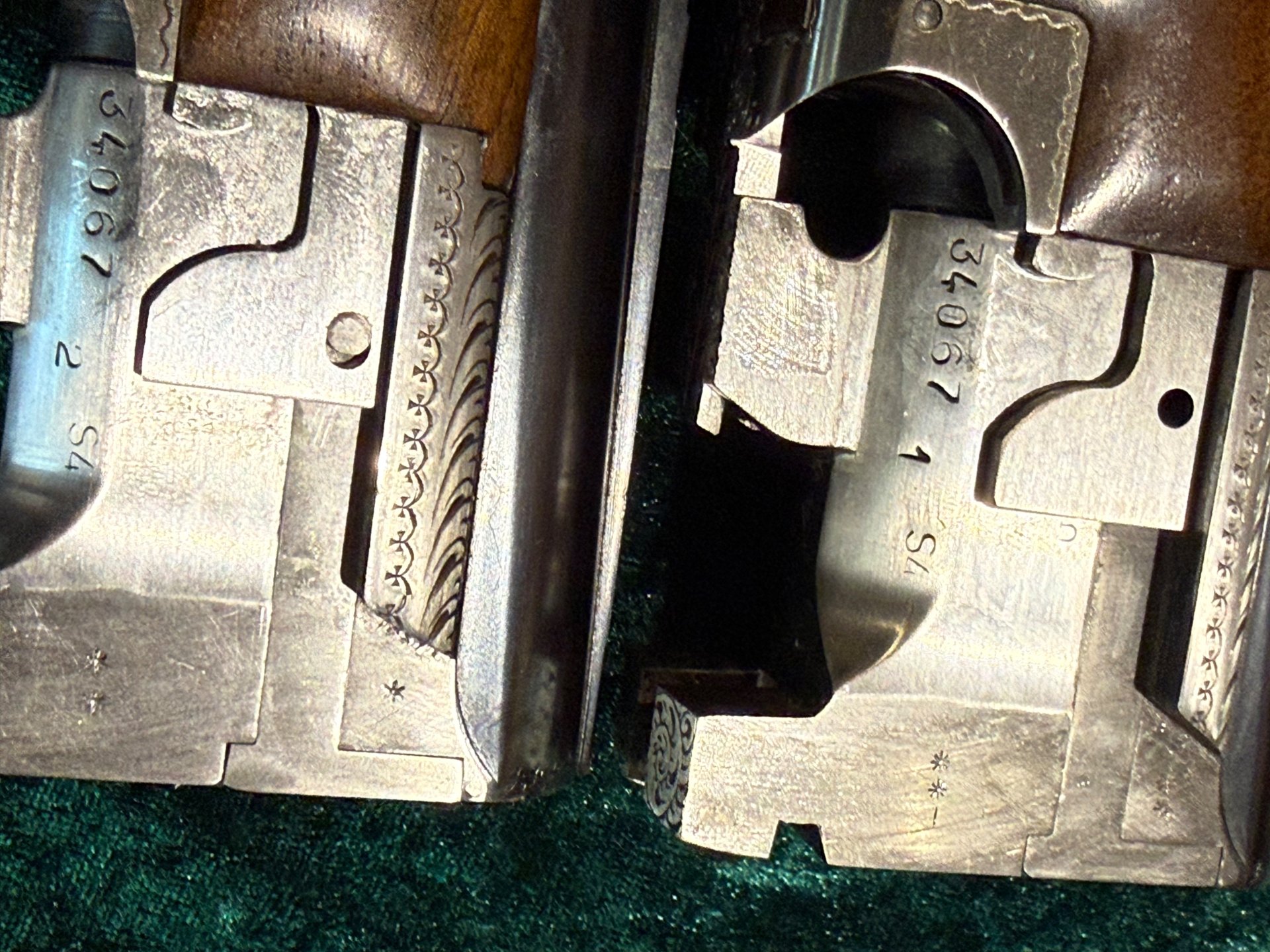 Bockflinte Browning B25 B2Gravur mit Wechsellauf kal 12/70 TOP TOP Schrankwaffe – Bild 5