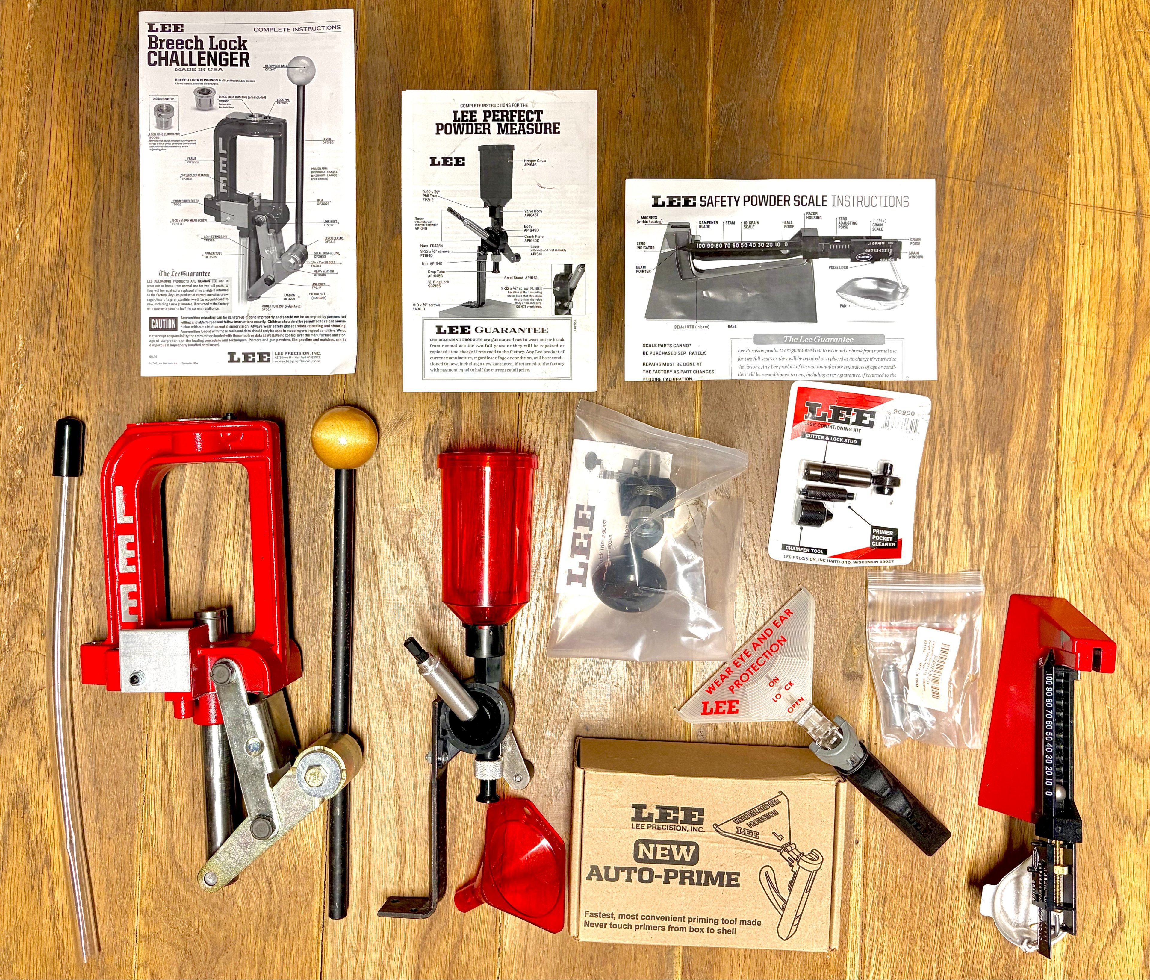 LEE - Breech Lock Wiederlade Presse "50th Anniversary Kit" mit allem Zubehör – Bild 1