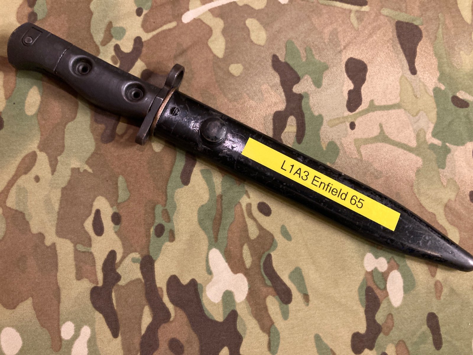 British Army L1A3 Bayonet Bajonett fürs L1A1 SLR FN FAL – Bild 1