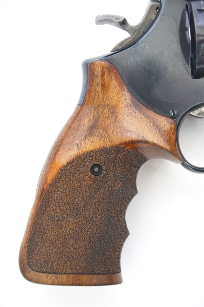 Revolver Smith & Wesson Modell 586-4, Kaliber .357Magnum, Weaverschiene, Koffer – Bild 3