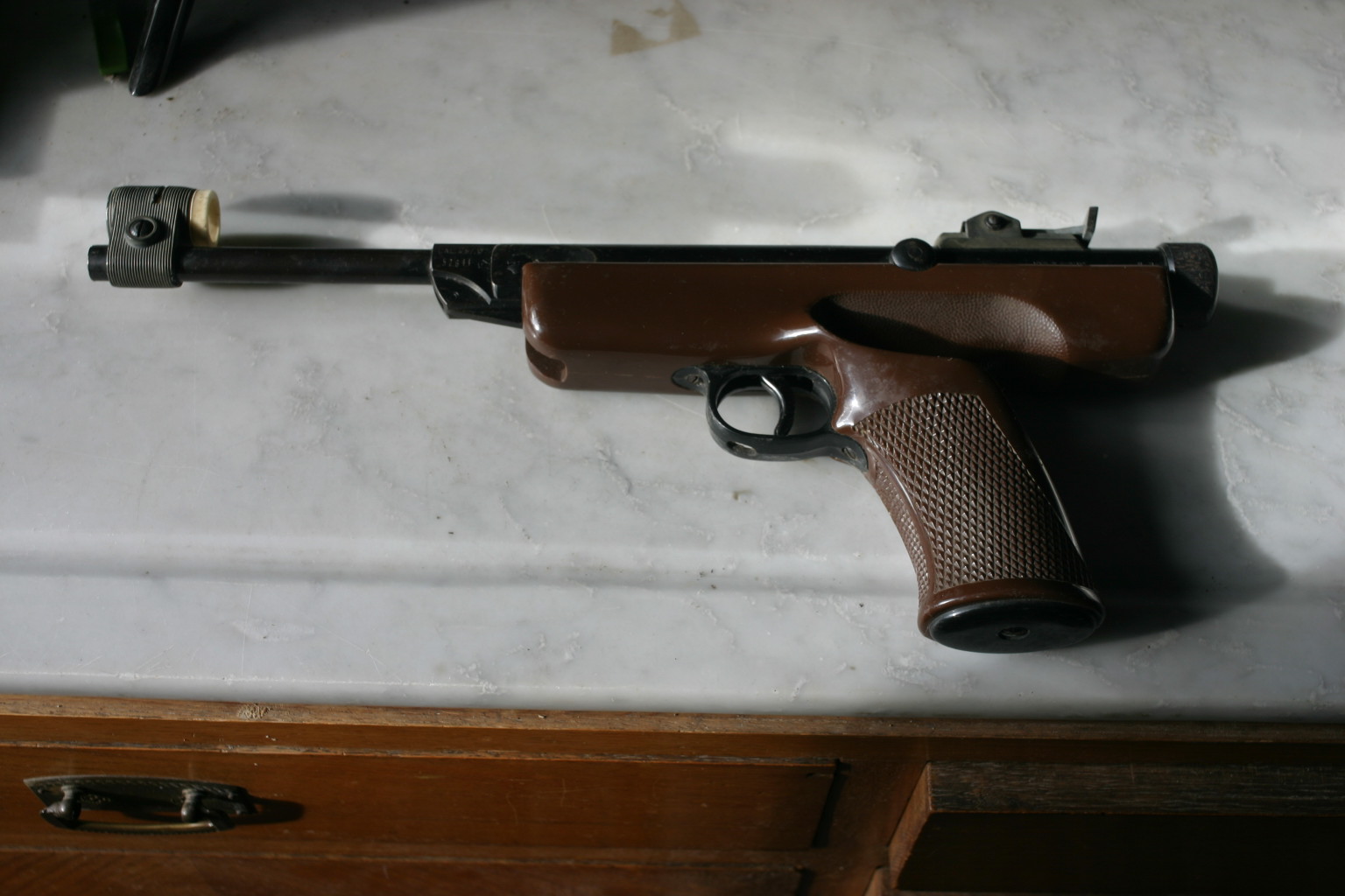 Alte Luftpistole Diana Mod. 6 für Bastler – Bild 1