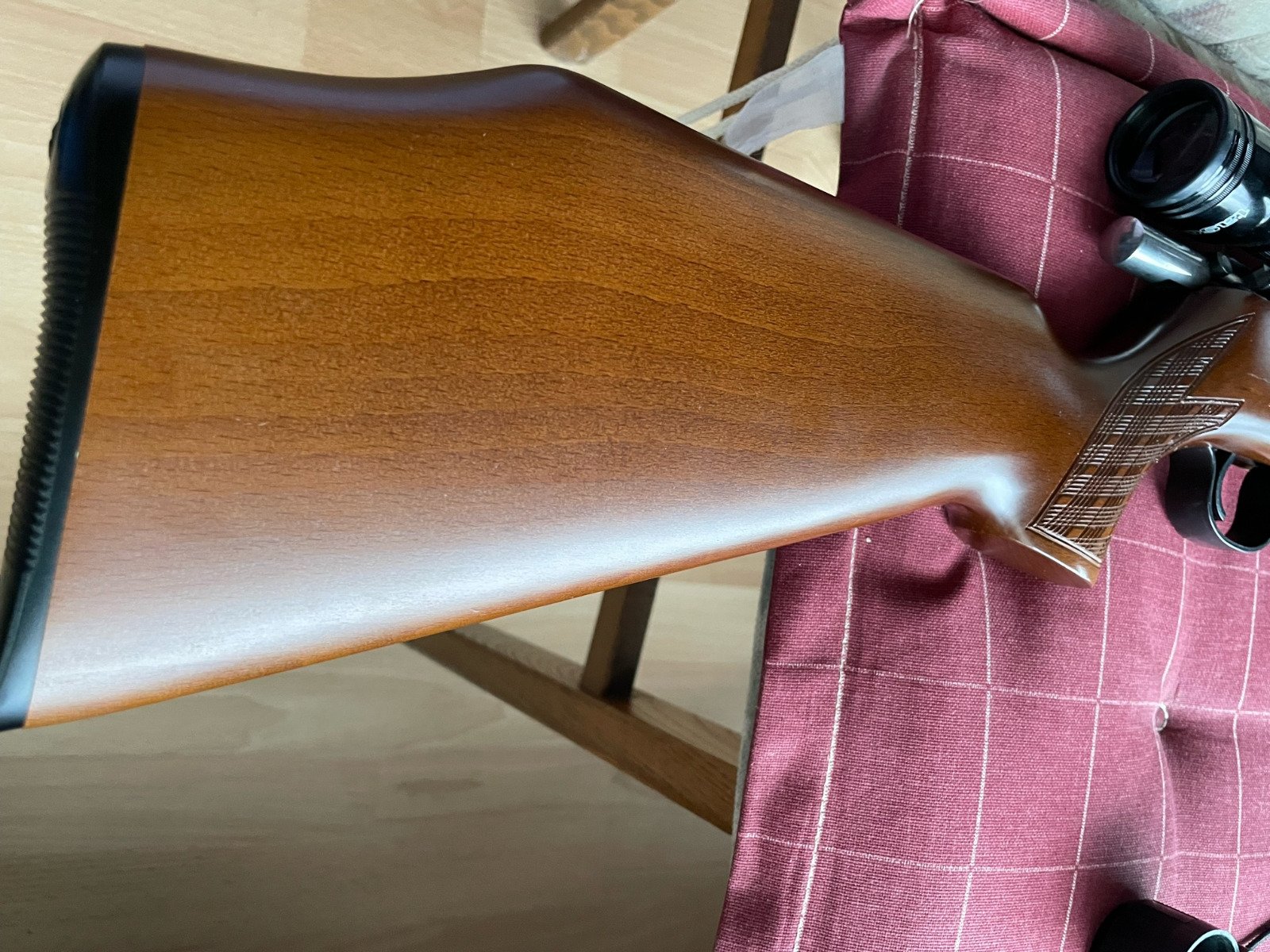 Mauser 107, 22 lfB, + TASCO 4x32, wie neu, – Bild 6