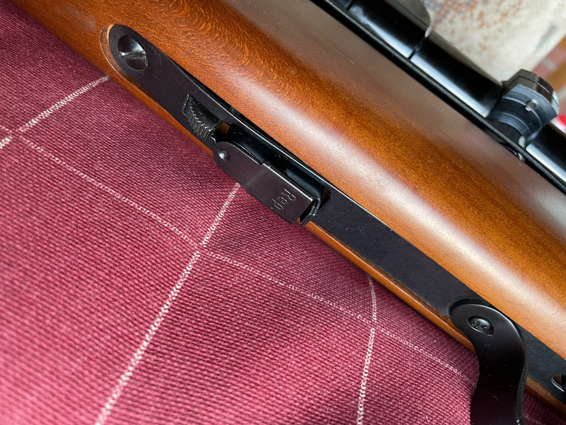 Mauser 107, 22 lfB, + TASCO 4x32, wie neu, – Bild 3