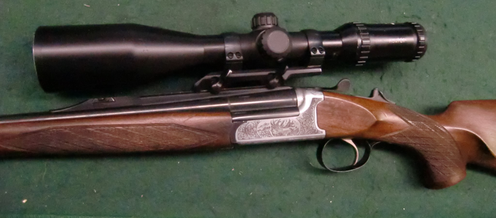 Kipplaufbüchse 7x57R mit Sicherheitsspannschloß Sabatti SKL98 de Luxe eingeschossen mitZF Hacko LP – Bild 4