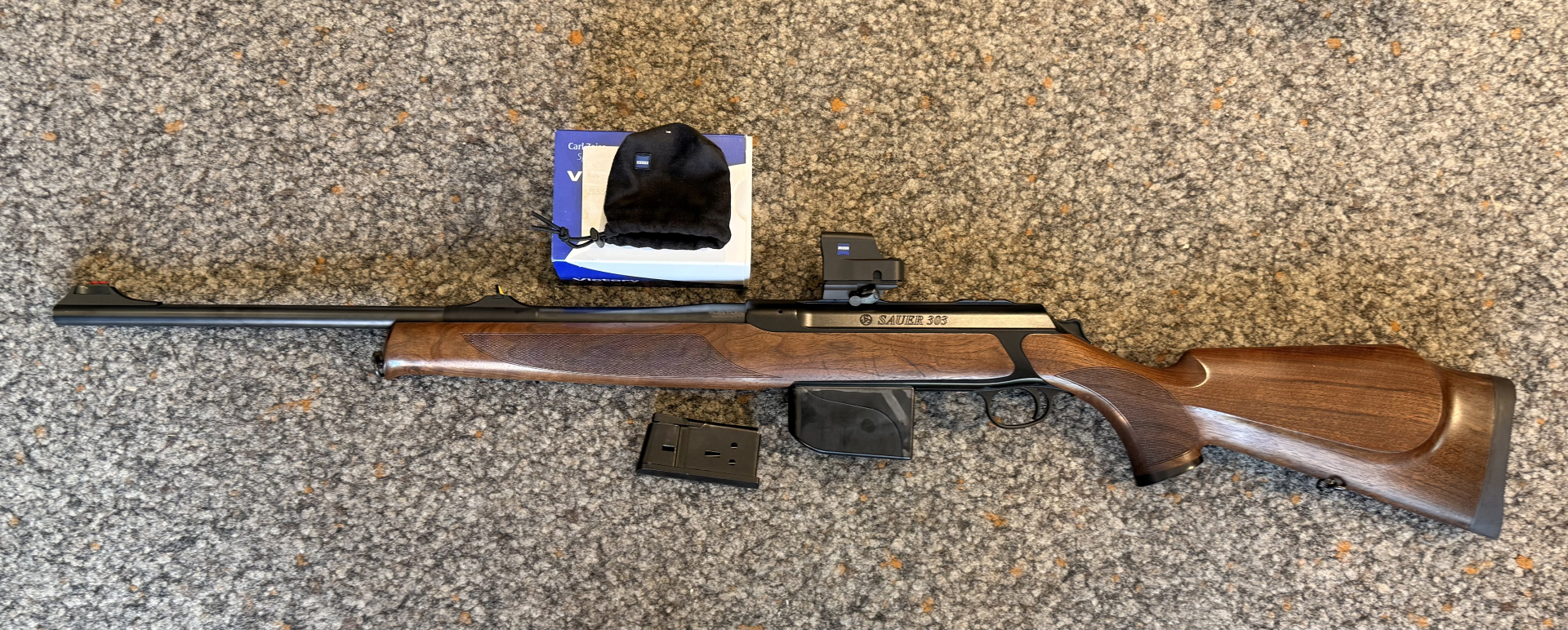 Sauer 303 Holz remanufactured modell BLACK MAGIC Abzug und Zeiss Leuchtpunkt – Bild 2