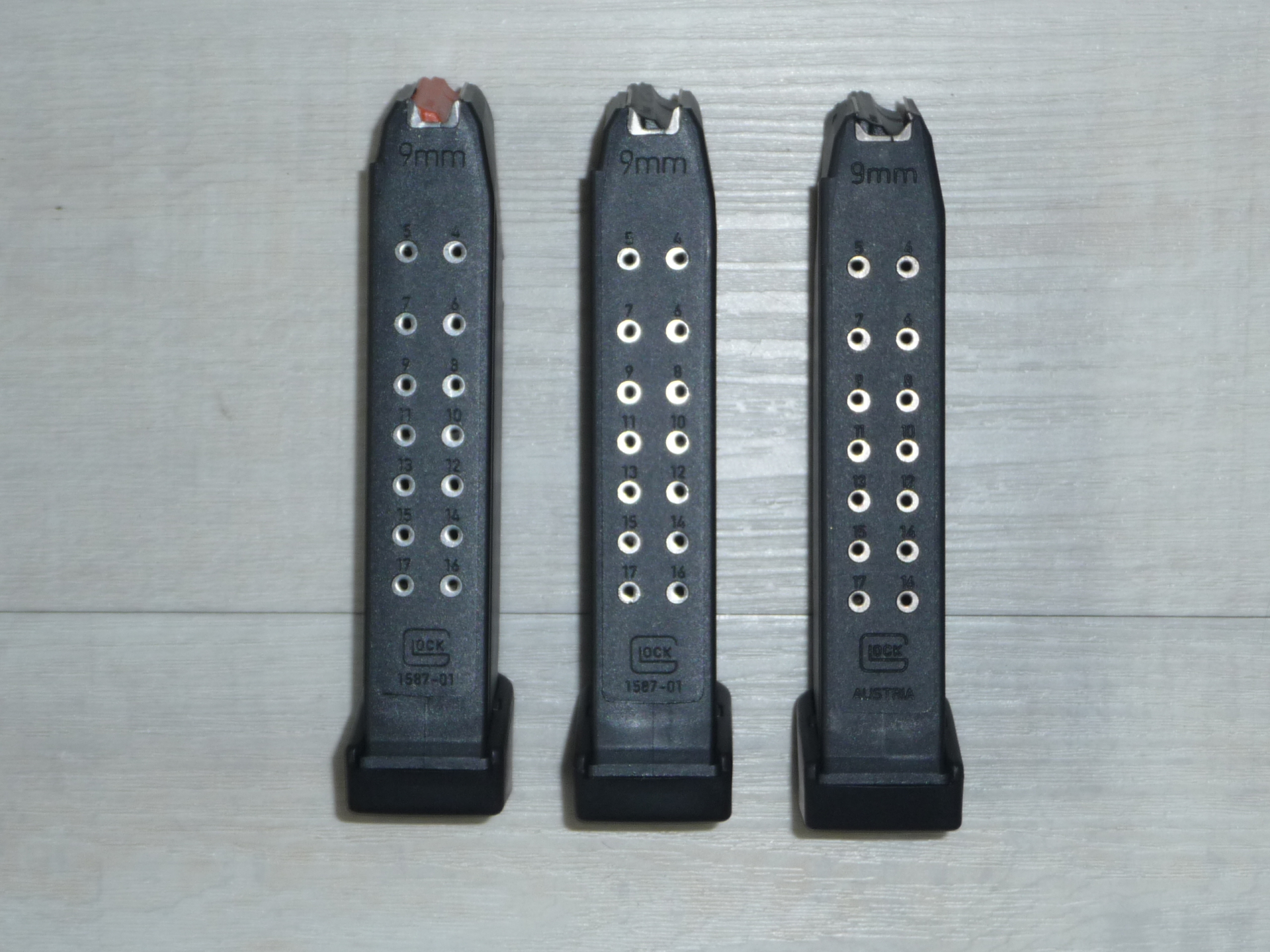 3 original Magazine Glock 17 Gen3 und Gen5 19-Schuss unbenutzt neuwertig – Bild 4