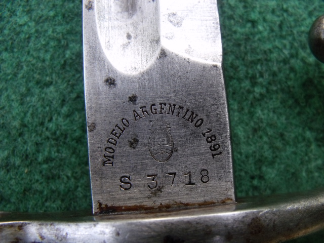 Seitengewehr M.1891, Argentinien, Solingen, Alugriff – Bild 5
