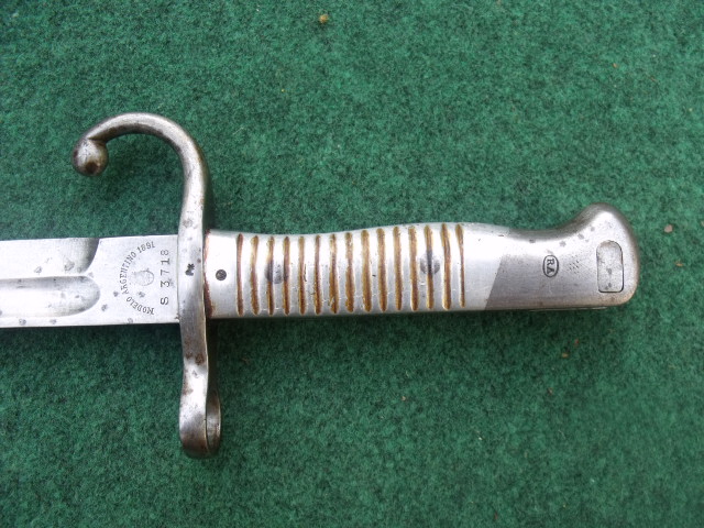 Seitengewehr M.1891, Argentinien, Solingen, Alugriff – Bild 4