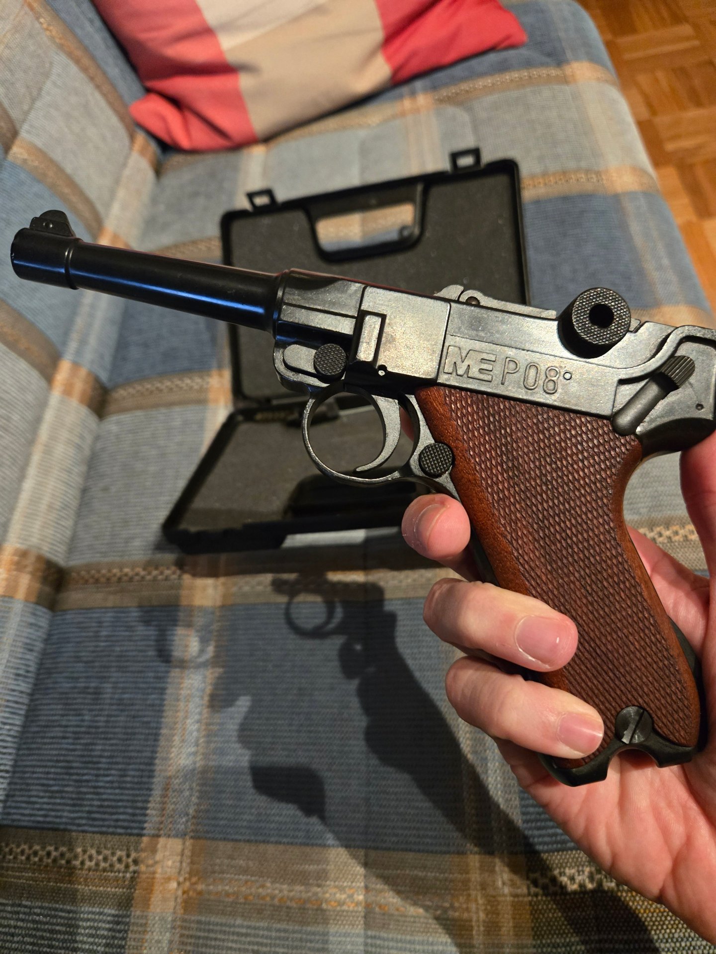 ME P08 brüniert 9 mm knall – Bild 4