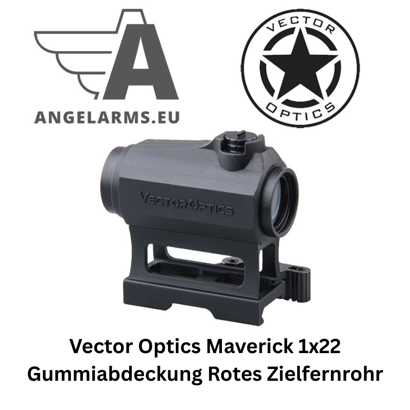 Vector Optics Maverick 1x22 Gummiabdeckung Rotes Zielfernrohr www.angelarms.eu – Bild 2