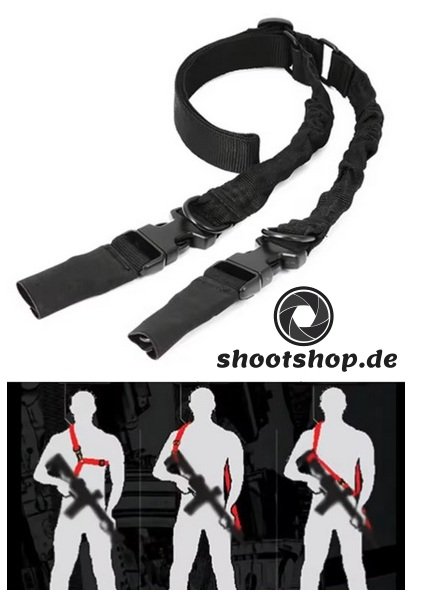 Taktischer 2-Punkt-Gewehrriemen – Bild 1