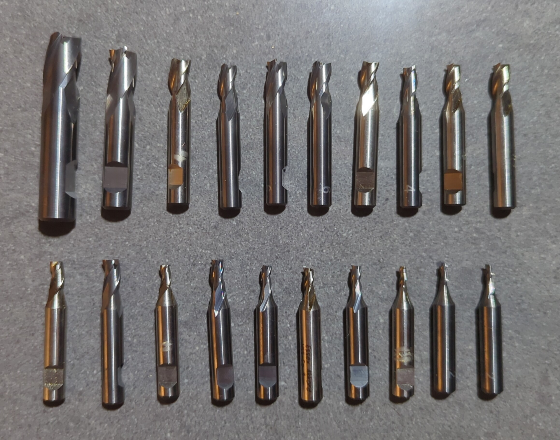 20x Schaft-Fräser 2mm - 10mm – stampa 1