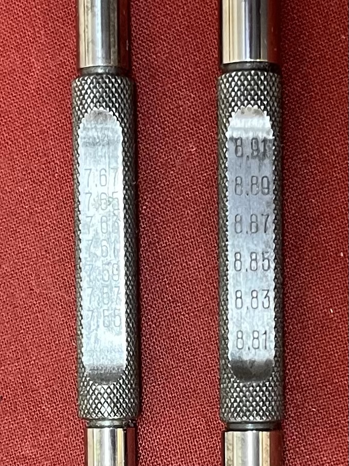 2 originale Schweizer Lauflehren W+F Bern – SIG SP 47/8 / P210 und 7,5 mm Ordonnanzgewehr – Bild 3