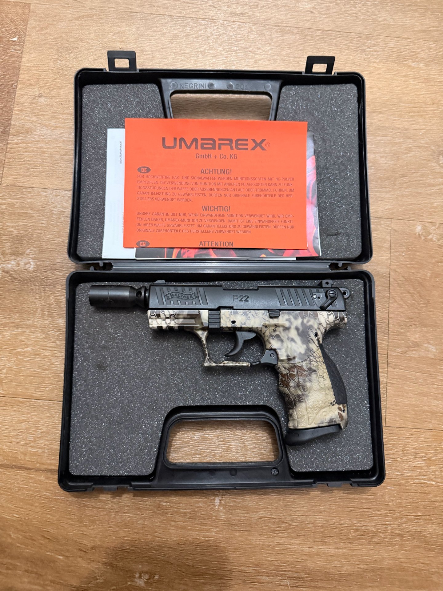 Walther P22Q Kryptek 9mm P.A.K – Bild 2