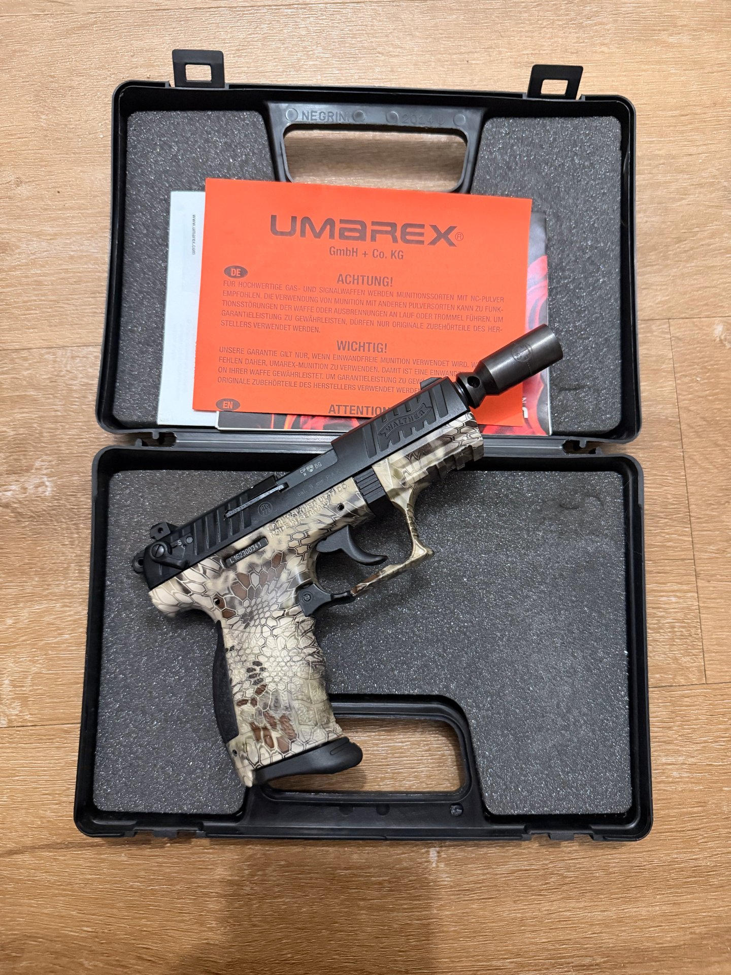 Walther P22Q Kryptek 9mm P.A.K – Bild 1
