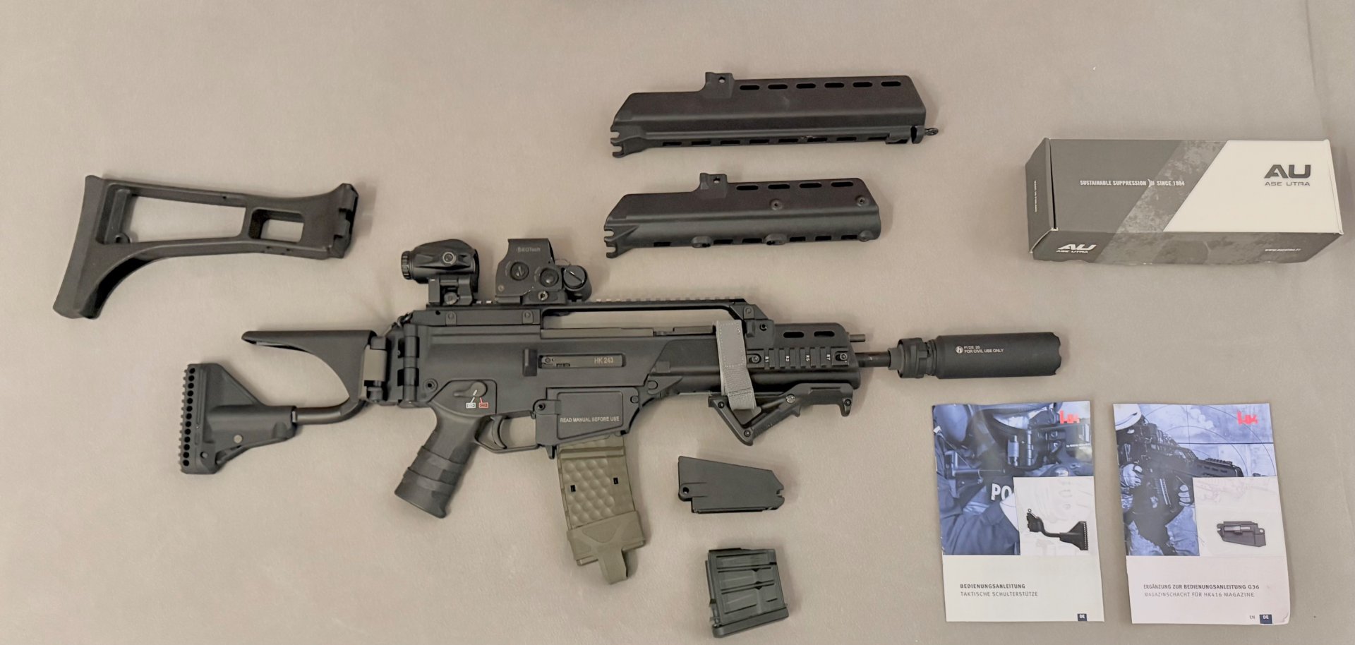 UNIKAT Heckler & Koch HK243 G36C .223 LIMITIERT 1/1 Special Forces SEK GSG9 KSK MP5 MR223 G95 – Bild 2