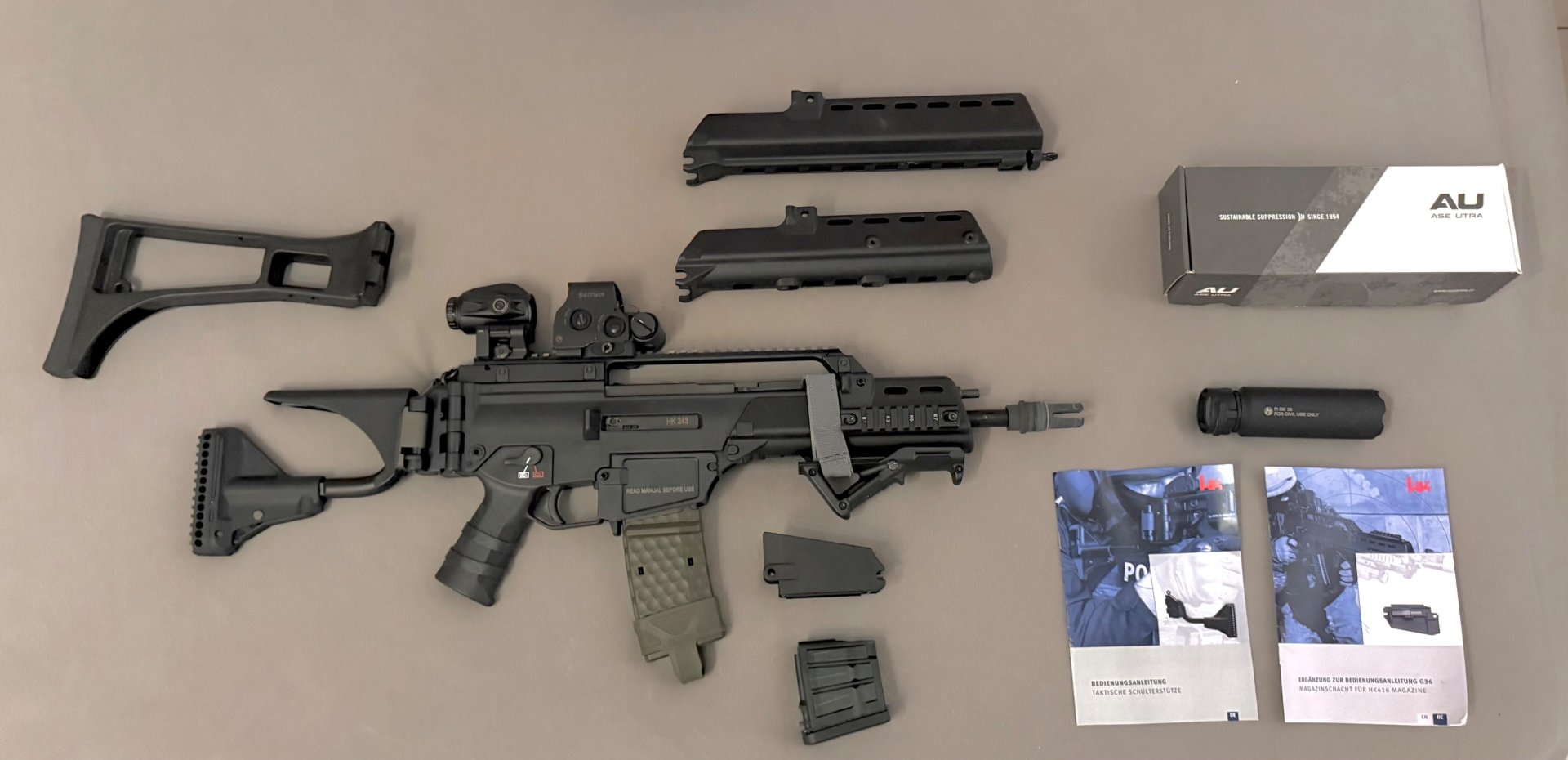 UNIKAT Heckler & Koch HK243 G36C .223 LIMITIERT 1/1 Special Forces SEK GSG9 KSK MP5 MR223 G95 – Bild 1